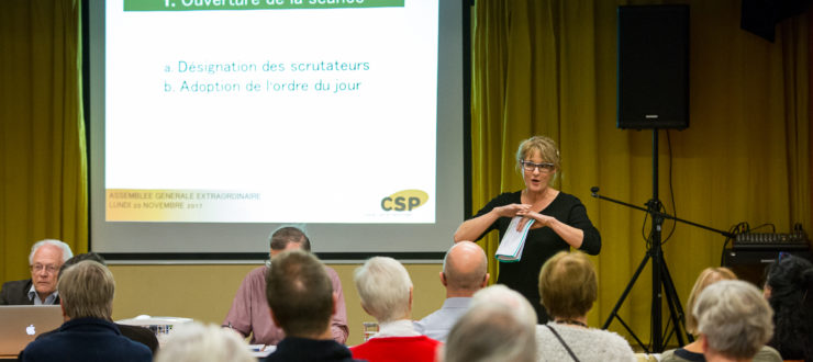 Assemblée générale du CSP Vaud