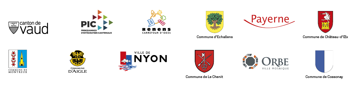 Partenaires des Permanences Info-Conseil Migration - Fraternité - CSP Vaud