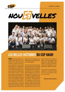 Nouvelles du CSP Vaud, décembre 2021
