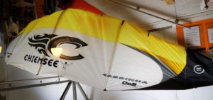 voile de sky surf jaune Cabrinha Chiemsee 11.5 - Galetas de la Blécherette