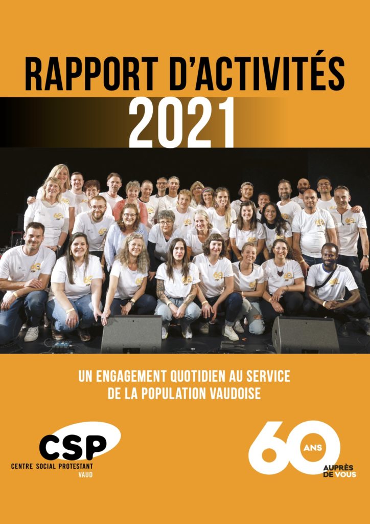 Rapport d'activités 2021 du CSP Vaud