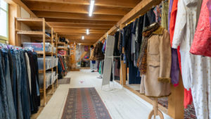 Nouvel espace pour les vêtements, chaussures, accessoires et le linge au Galetas de Montreux - CSP Vaud