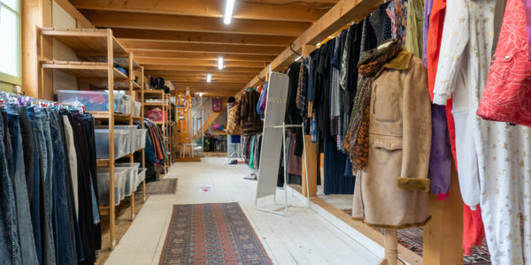 Nouvel espace pour les vêtements, chaussures, accessoires et le linge au Galetas de Montreux - CSP Vaud