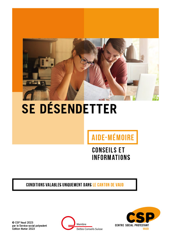 Se désendetter - CSP Vaud - 2023
