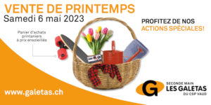 Vente de printemps - Galetas du CSP Vaud