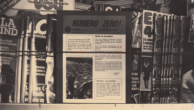 En 1981 paraît le numéro 0 du journal Les Nouvelles