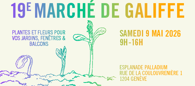 Marché aux plantes et fleurs de Galiffe – 19e édition à Genève