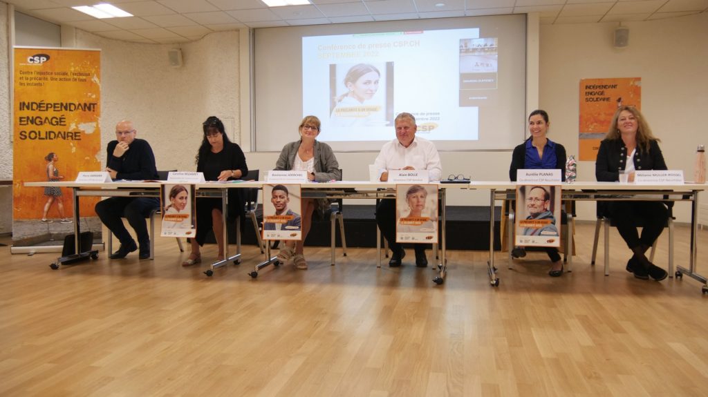 Conférence de presse des 4 CSP 15.09.2022