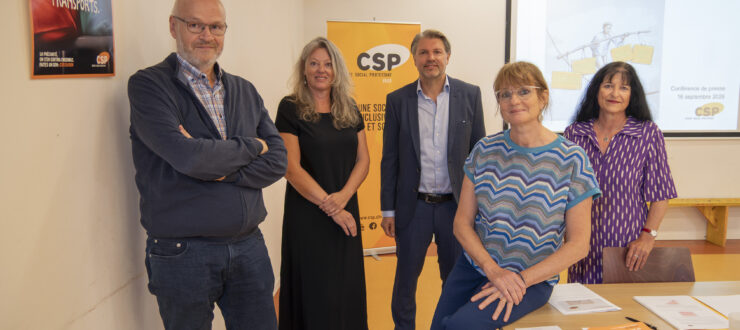 Conférence de presse Centre Social Protestant (CSP) à Lausanne, 16 septembre 2026
